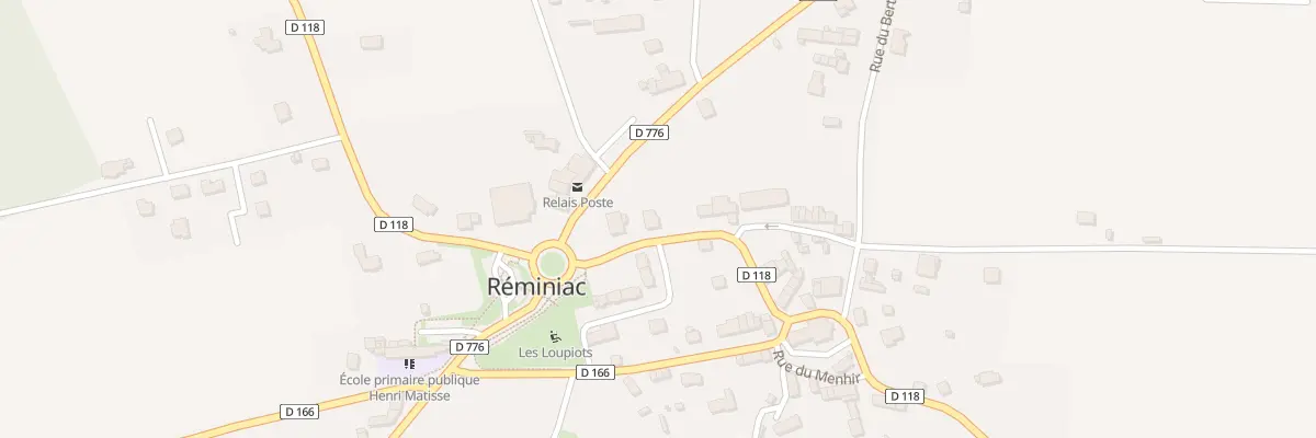 Plan du 2 Rue de l’Église à Réminiac