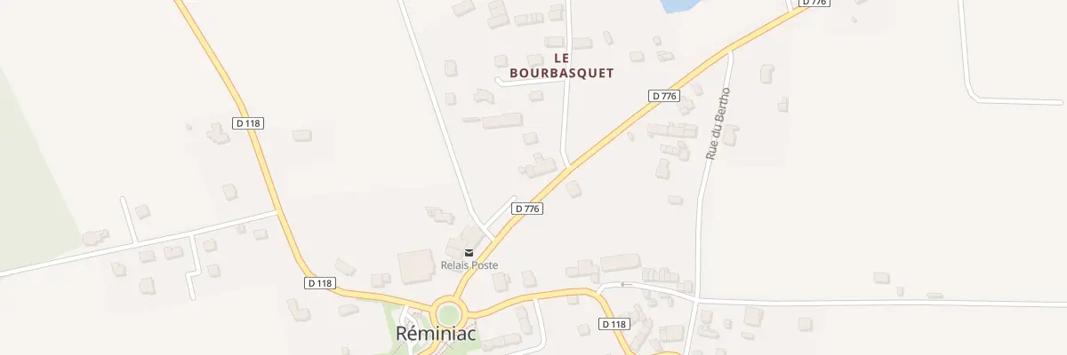 Plan du 5 Rte de Vannes à Réminiac