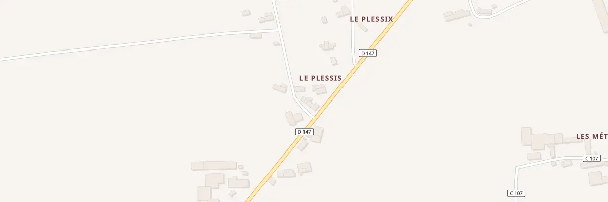 Plan du 5405 Le Plessis à Tréal