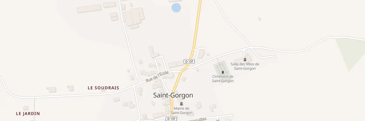 Plan du 5029A Rue de l’Ecole à Saint-Gorgon