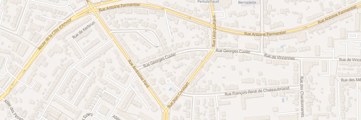 Plan du 21 Rue Georges Cuvier à Saint-Nazaire