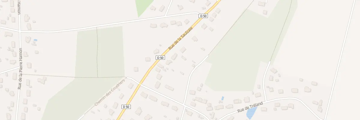 Plan du 61 Rue de la Saulzaie (Rd50) à La Chapelle-des-Marais