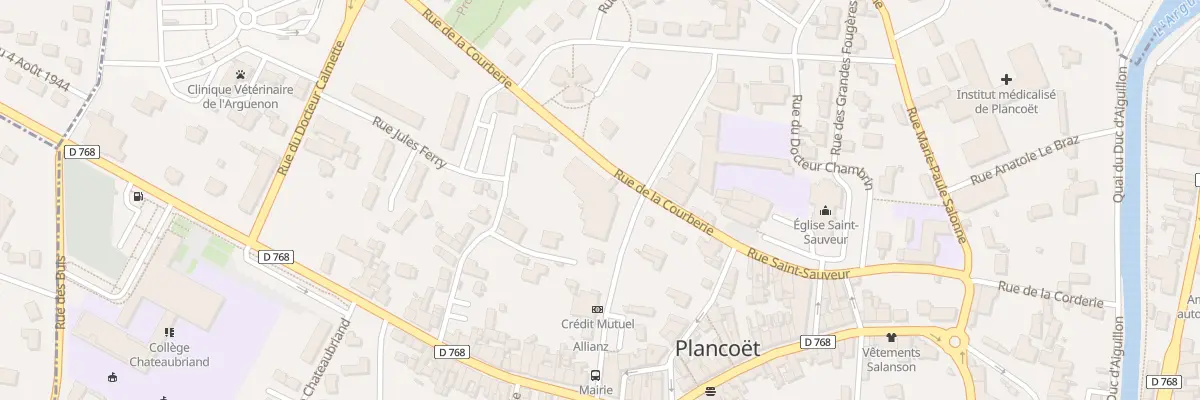 Plan du 9 Rue du General de Gaulle à Quévert