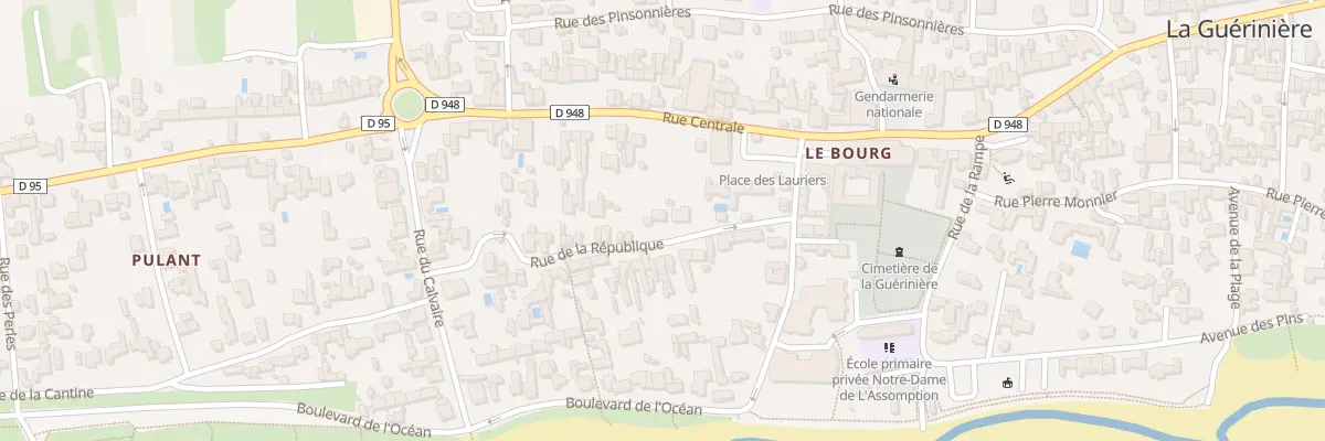 Plan du 10 Rue de la République à La Guérinière