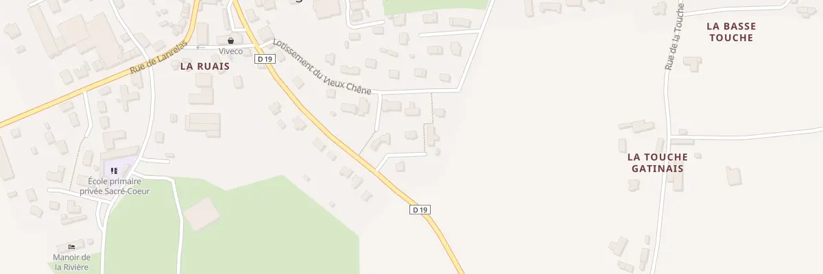 Plan du 17 Lot Communal du Vieux Chene à Plumaugat