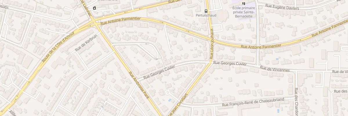 Plan du 22 Rue Georges Cuvier à Saint-Nazaire