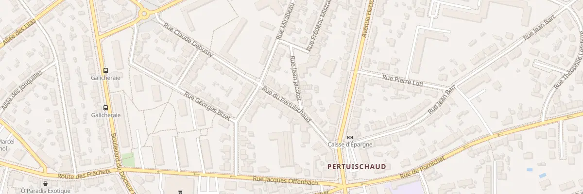 Plan du 10 Rue du Perthuischaud à Saint-Nazaire