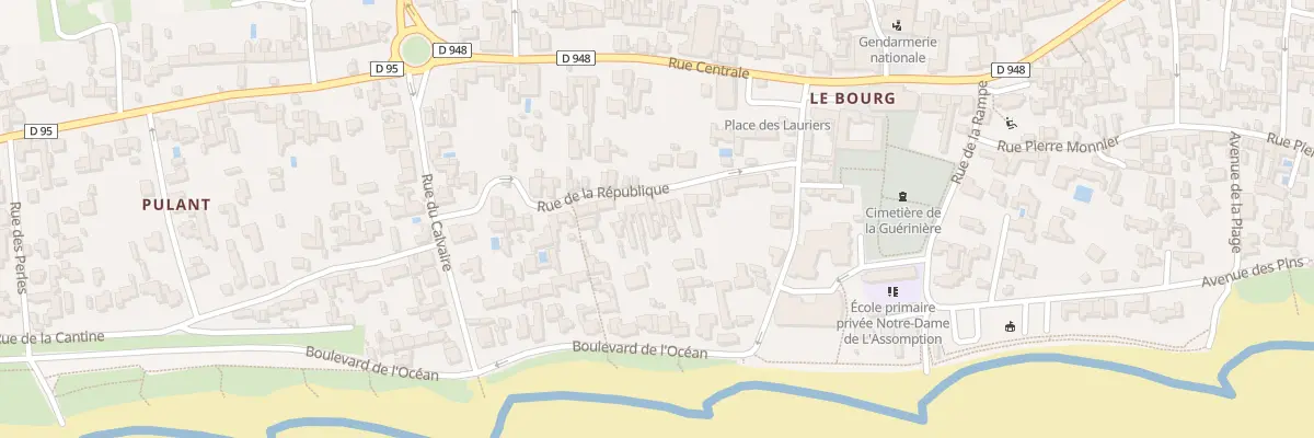 Plan du 17 Rue de la République à La Guérinière