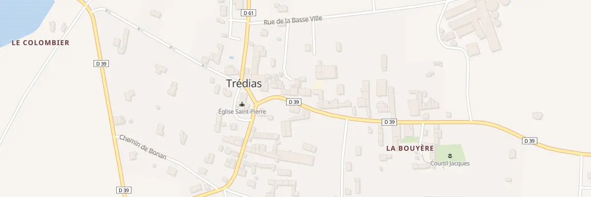 Plan du 3 Rue de l’Ecole à Trédias