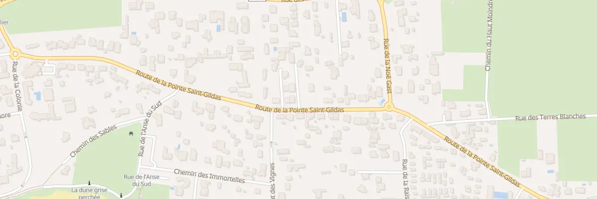 Plan du 172B Rte de la Pointe Saint Gildas à Préfailles