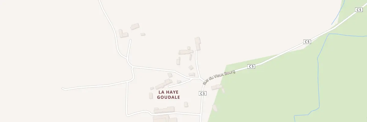 Plan du 40 La Haye Goudale à Gaël