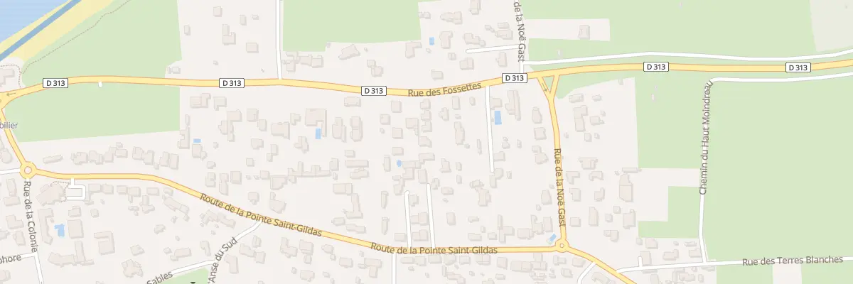 Plan du 27 Rue des Fossettes à Préfailles