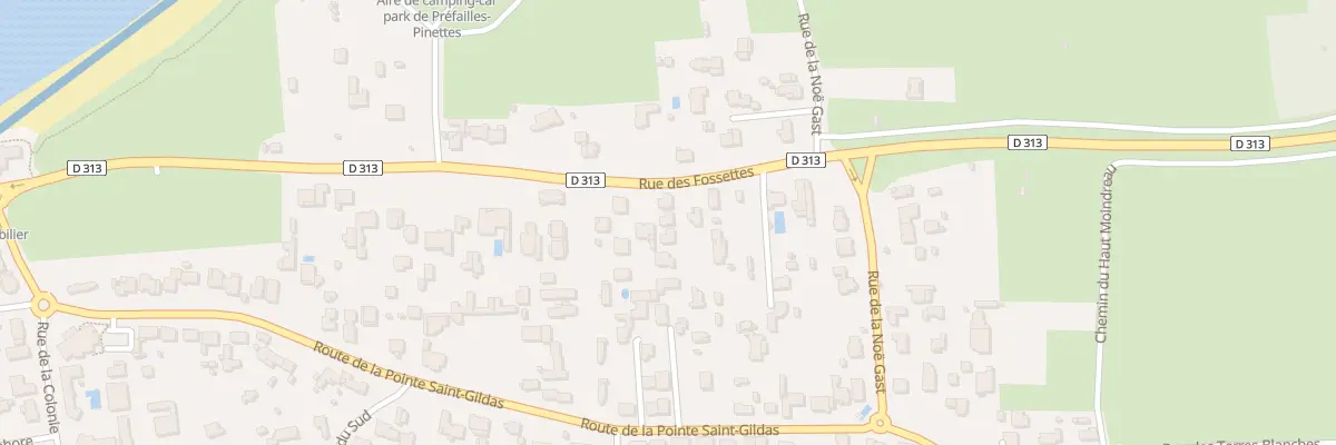 Plan du 27D Rue des Fossettes à Préfailles