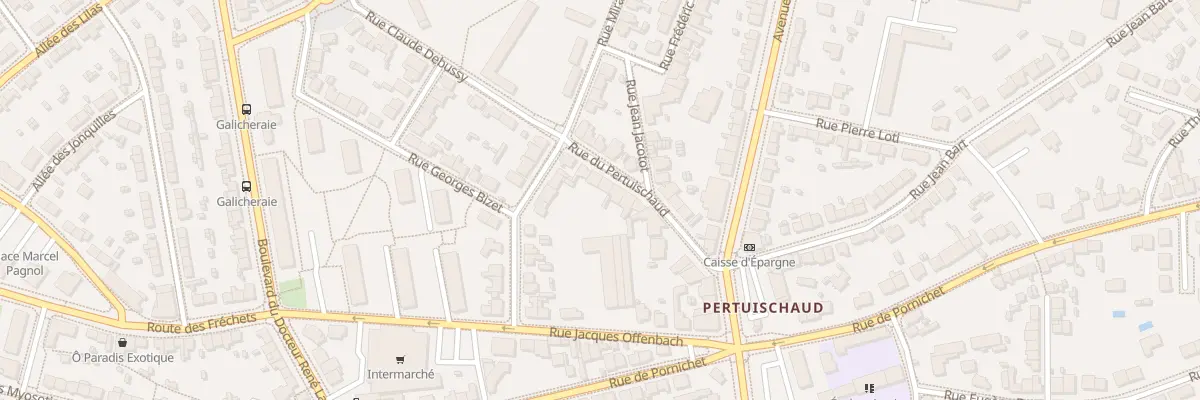 Plan du 15 Rue du Perthuischaud à Saint-Nazaire
