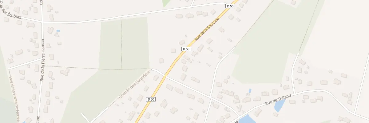Plan du 55 Rue de la Saulzaie (Rd50) à La Chapelle-des-Marais
