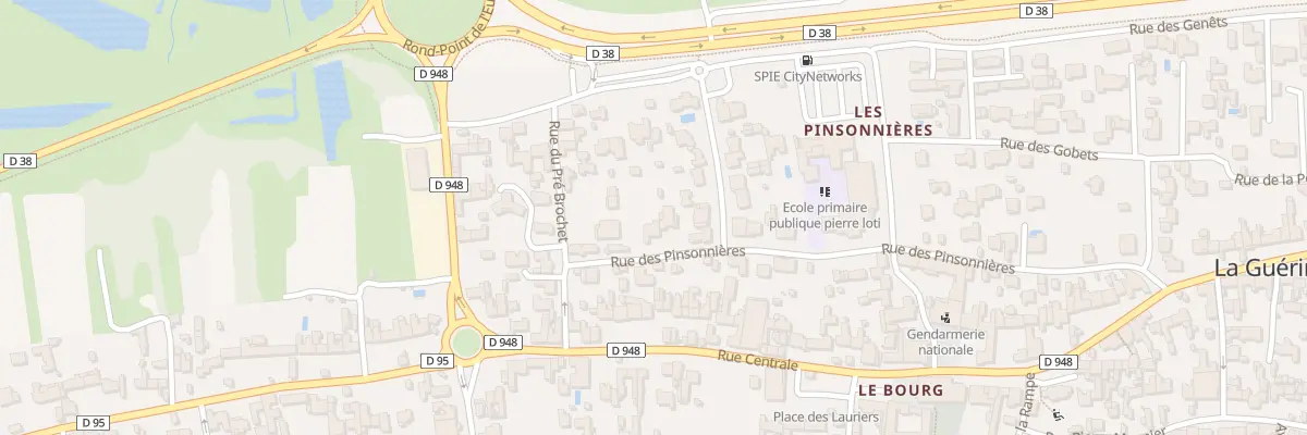 Plan du 54 Rue des Pinsonnières à La Guérinière