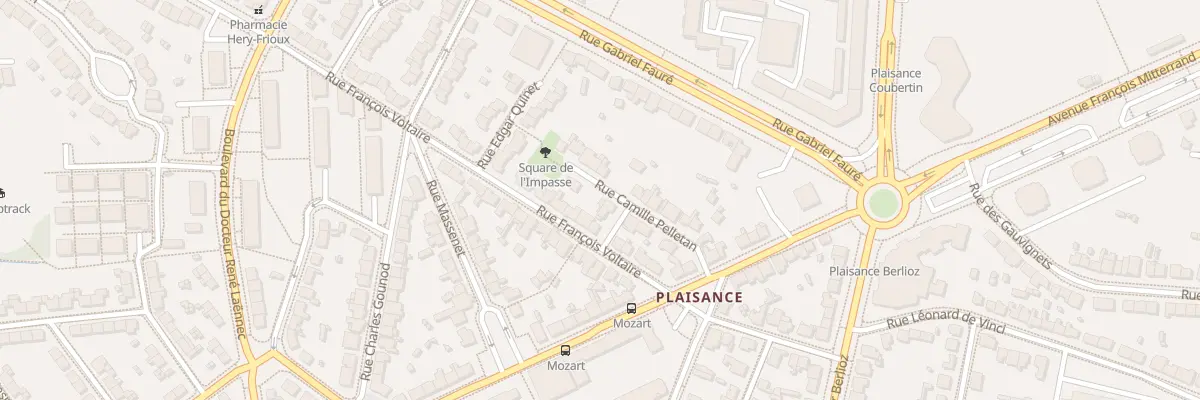 Plan du 11 Rue Camille Pelletan à Saint-Nazaire