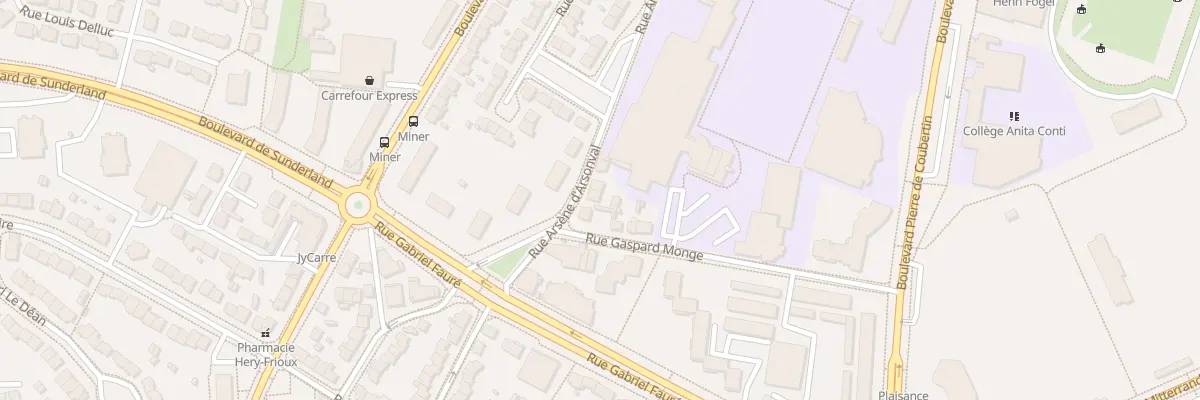 Plan du 14 Rue Arsène d’ Arsonval à Saint-Nazaire