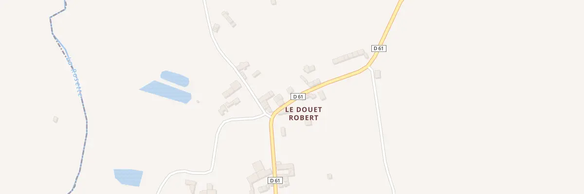 Plan du 17 Le Douet Robert à Trédias