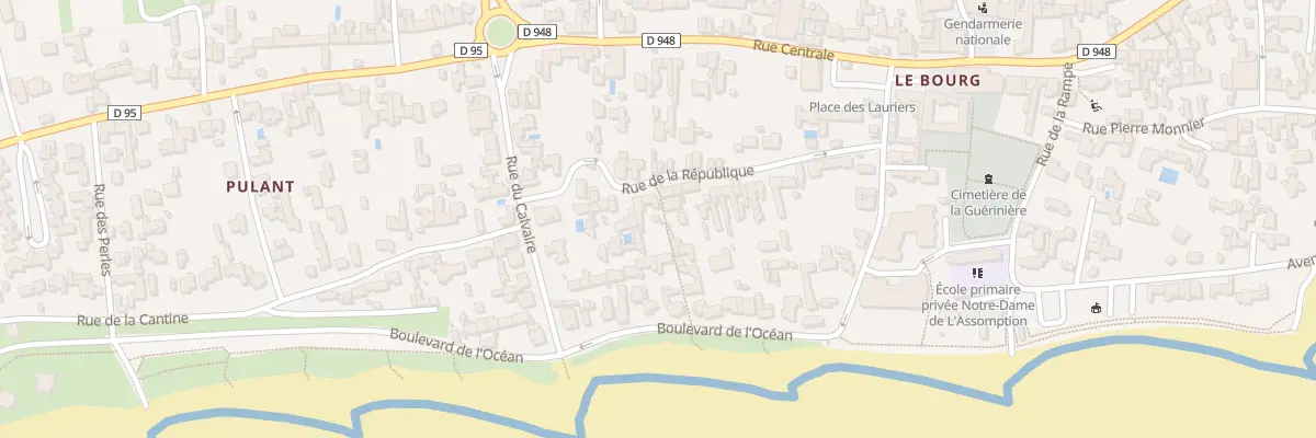 Plan du 29 Rue de la République à La Guérinière