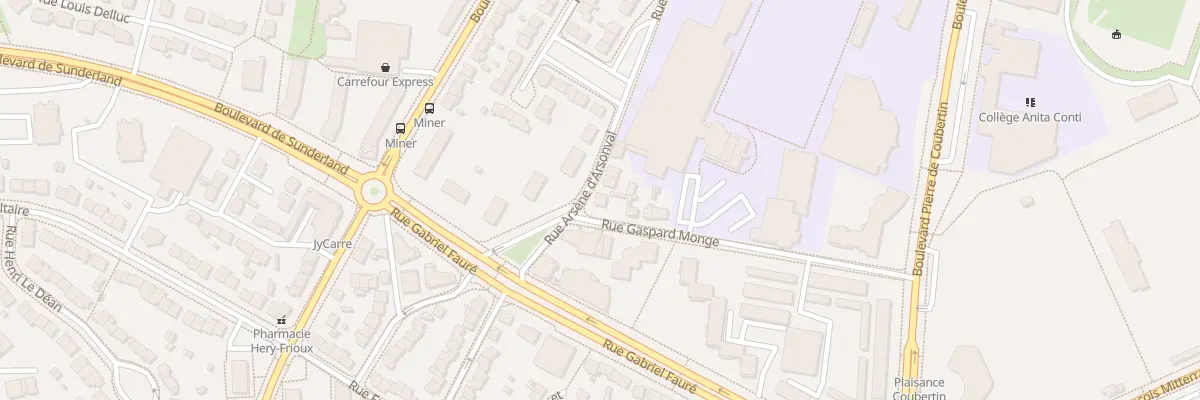 Plan du 12 Rue Arsène d’ Arsonval à Saint-Nazaire
