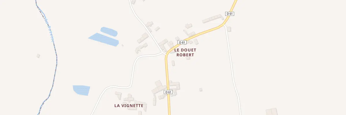 Plan du 5078 Le Douet Robert à Trédias