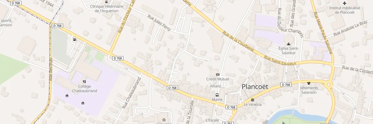 Plan du 4 Rue de la Gaterie à Plancoët