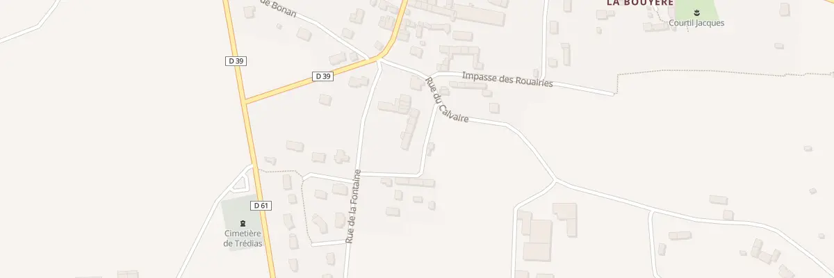 Plan du 6 Rue de la Broussette à Trédias