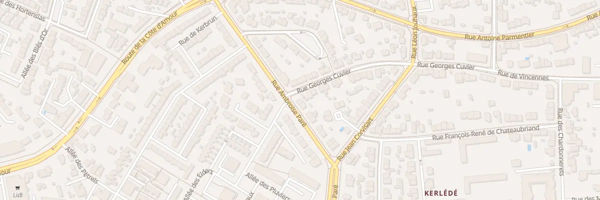 Plan du 68 Rue Ambroise Paré à Saint-Nazaire