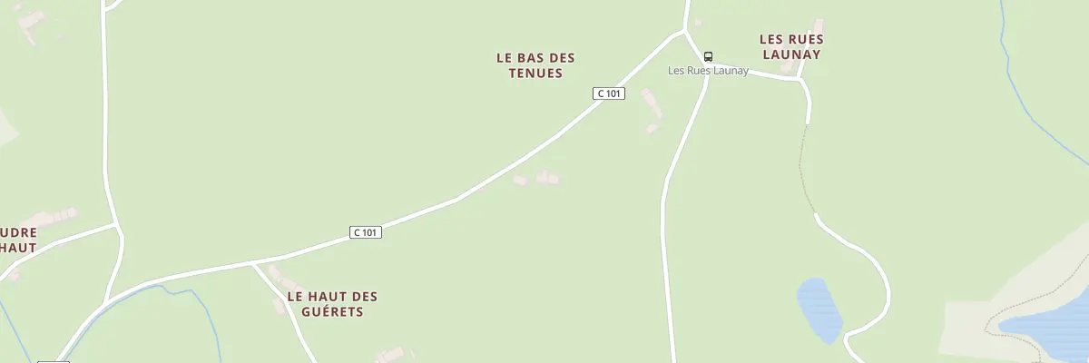 Plan du 5894 Le Bas des Tenues à Paimpont