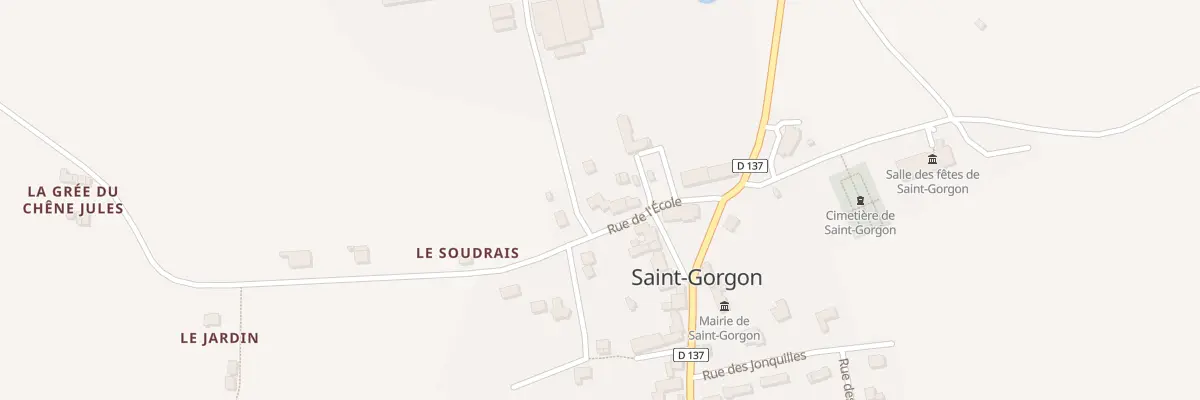 Plan du 5026A Rue de l’Ecole à Saint-Gorgon