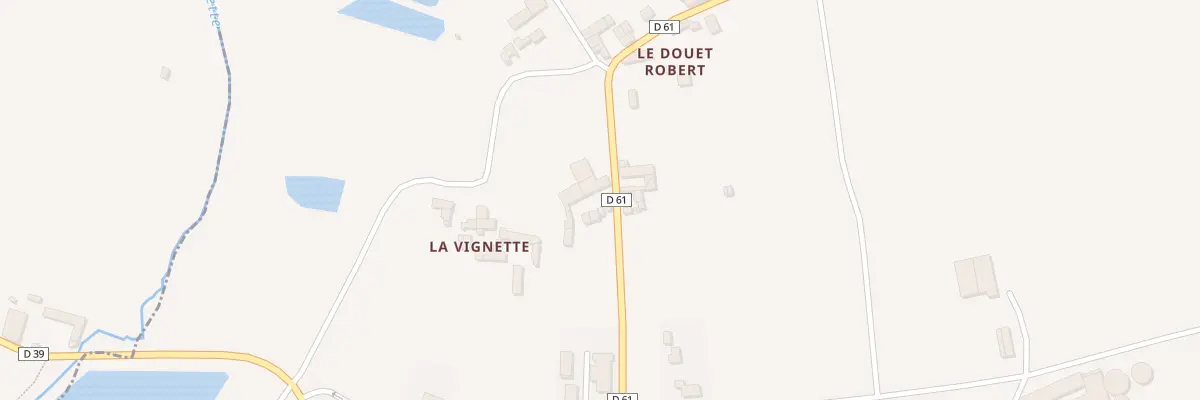 Plan du 5075 Le Douet Robert à Trédias