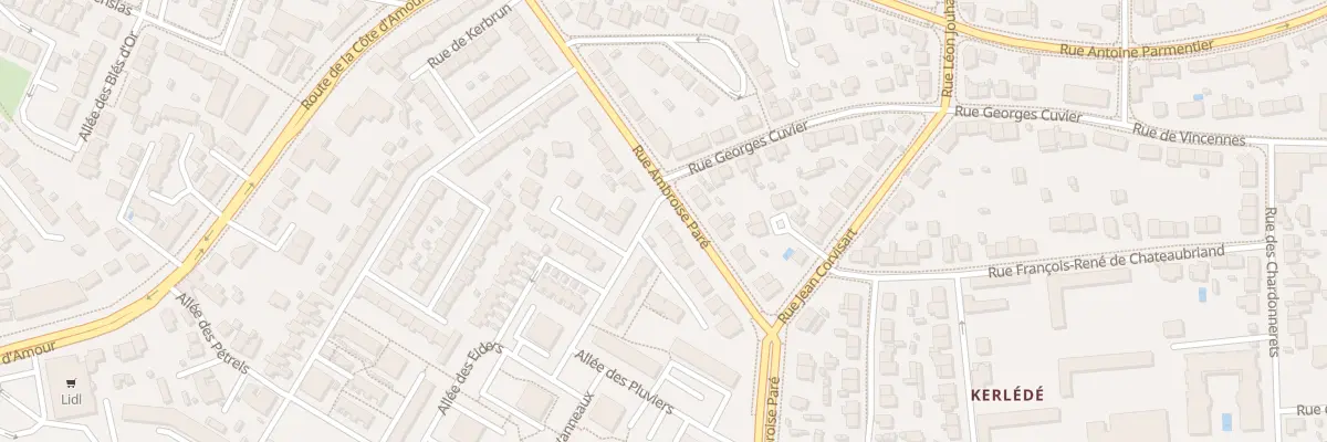 Plan du 29 Rue Ambroise Paré à Saint-Nazaire
