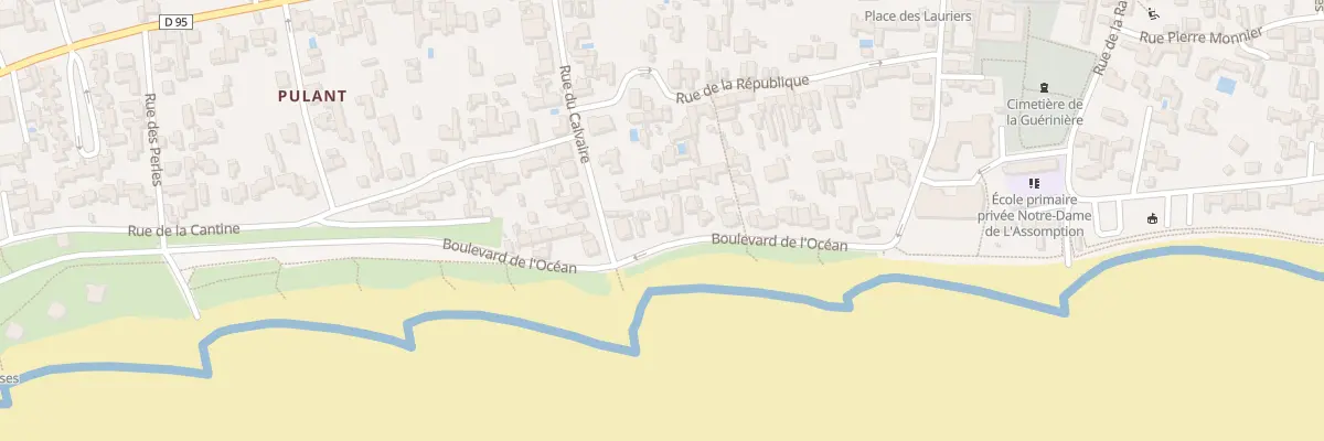 Plan du 24 Bd de l’Océan à La Guérinière