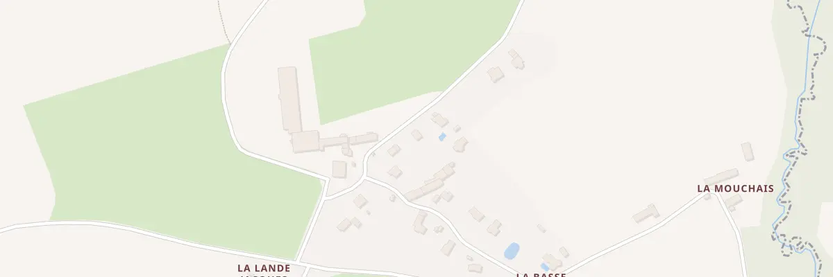 Plan du 4 La Basse Lande à Bourseul