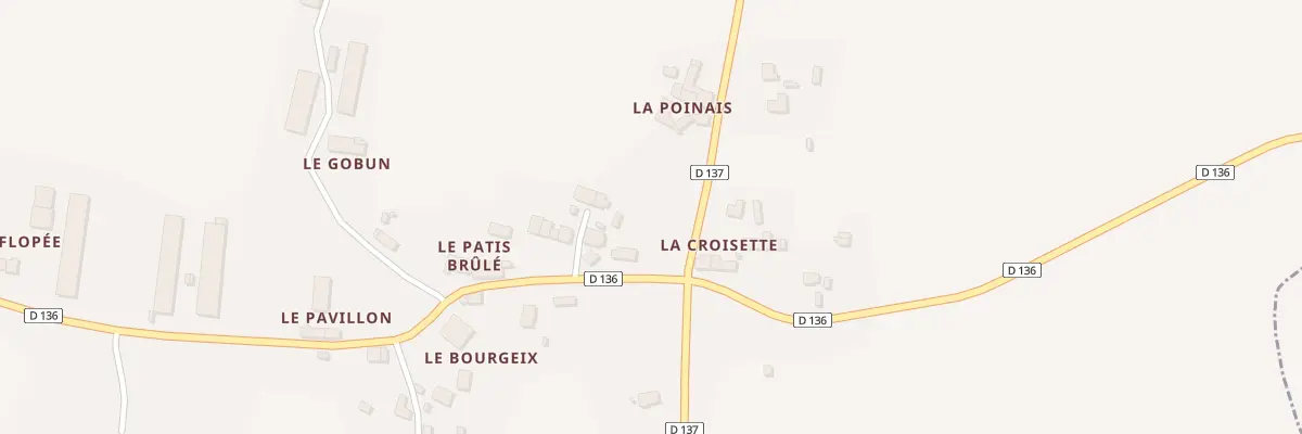 Plan du 5079 Le Bourgeix à Saint-Gorgon