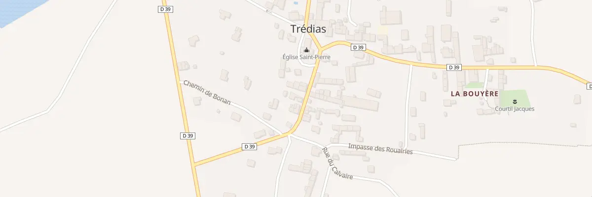 Plan du 6 Rue de Sainte Eurielle à Trédias