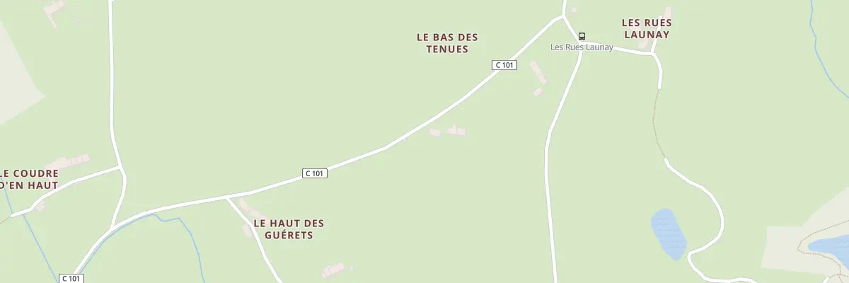 Plan du 5893 Le Bas des Tenues à Paimpont
