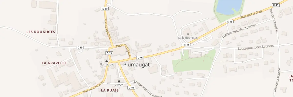 Plan du 12 Place de l’Eglise à Plumaugat