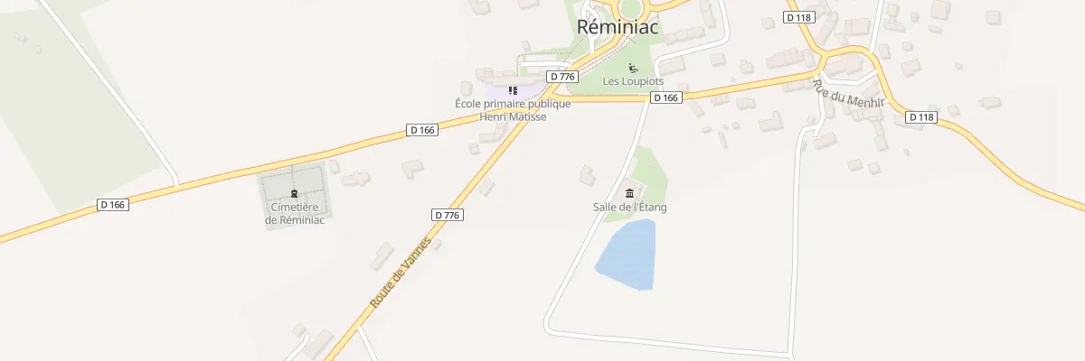 Plan du 5288 Rue de l’Étang à Réminiac