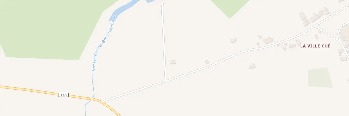 Plan du 5551 La Ville Cue à Augan