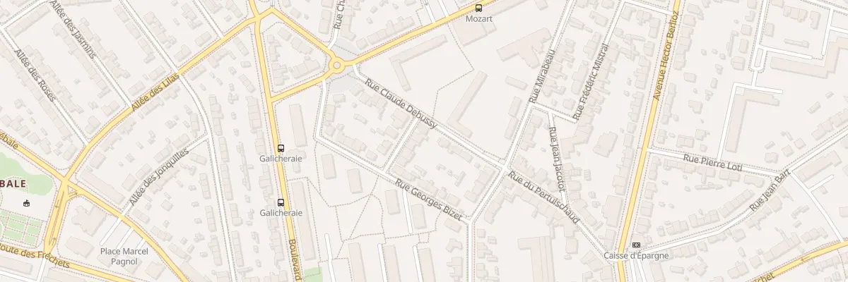 Plan du 8 Rue César Franck à Saint-Nazaire
