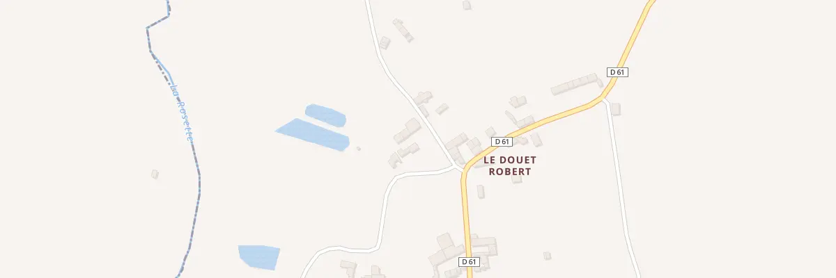 Plan du 5084 Le Douet Robert à Trédias