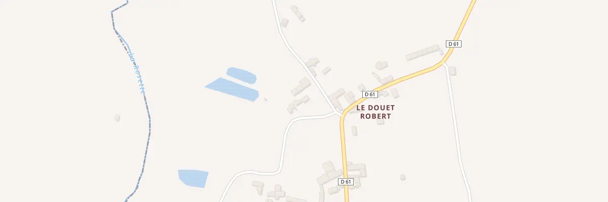 Plan du 5085 Le Douet Robert à Trédias