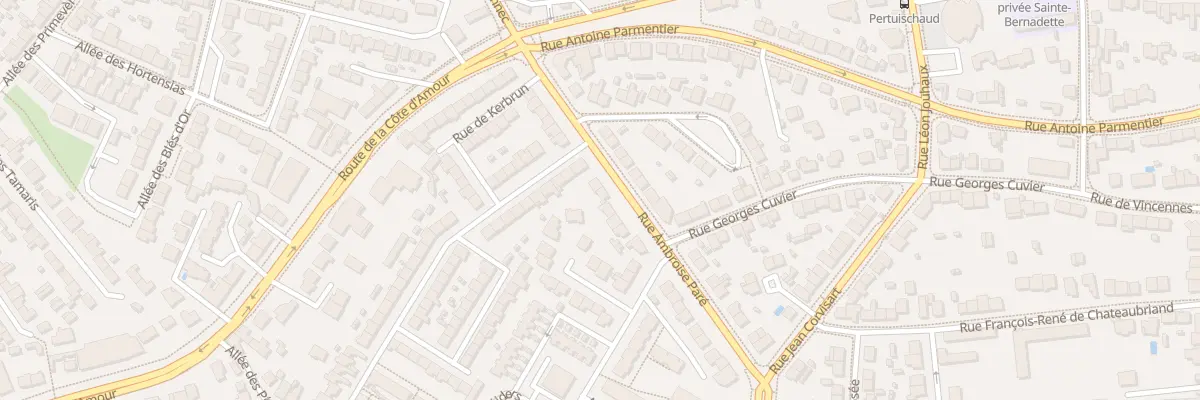 Plan du 39 Rue Ambroise Paré à Saint-Nazaire