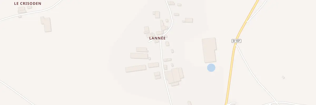 Plan du 5013 Lannée à Saint-Gorgon