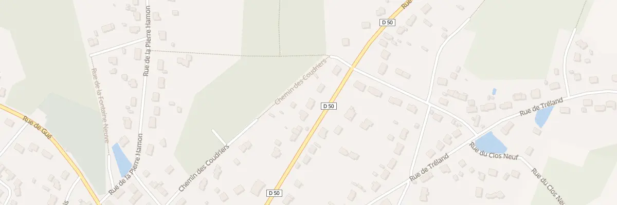 Plan du 62 Rue de la Saulzaie (Rd50) à La Chapelle-des-Marais