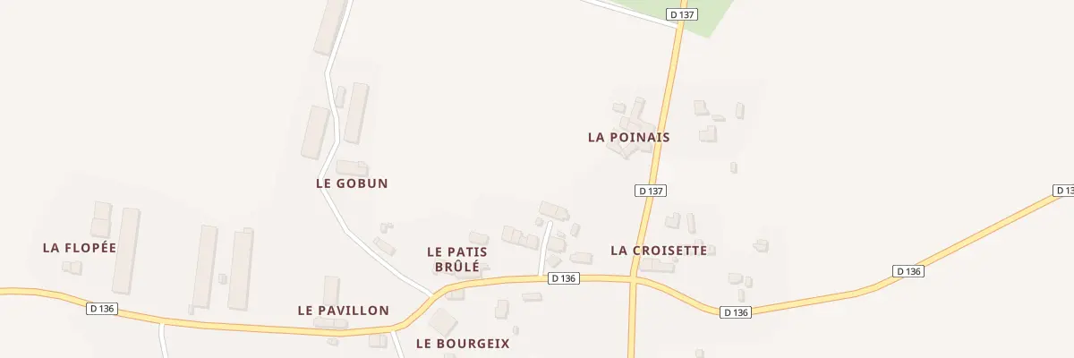 Plan du 5080 Le Bourgeix à Saint-Gorgon