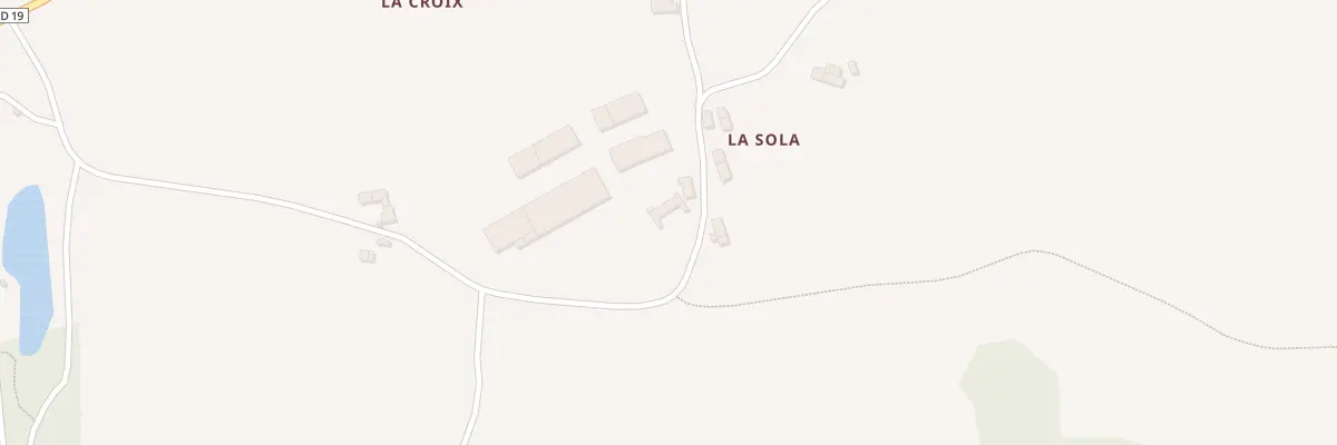 Plan du 1 La Solais à Mégrit