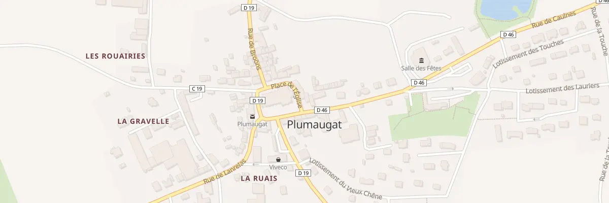 Plan du 15 Place de l’Eglise à Plumaugat